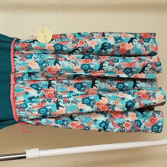 NWT Lindy Bop leopard dress - Picture 2 of 12